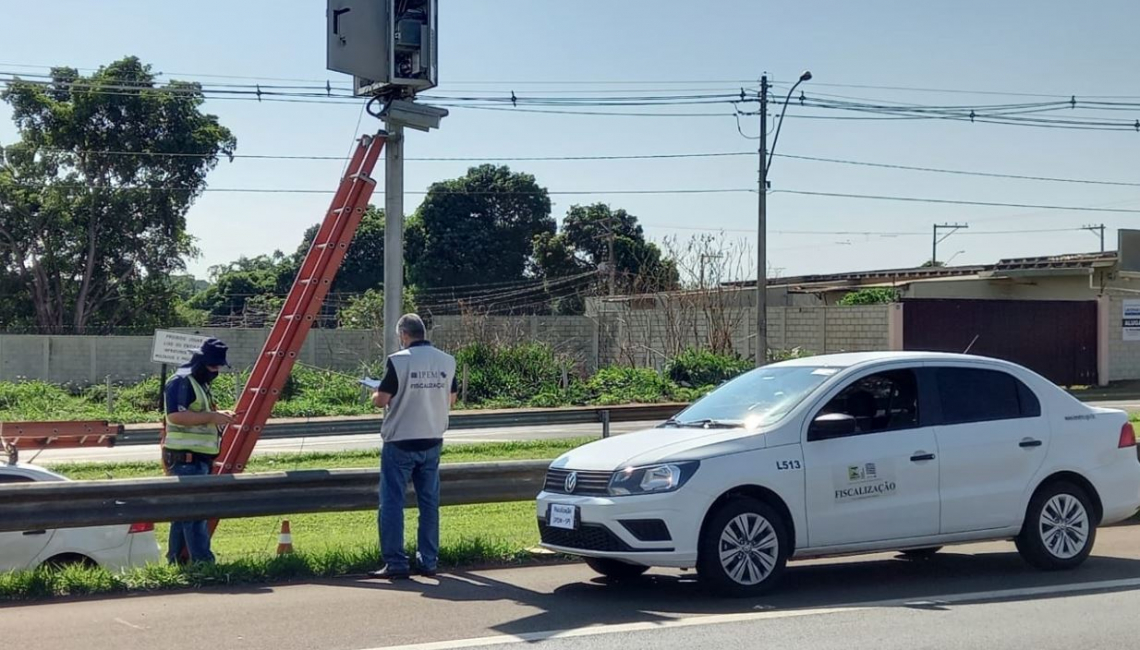 Ipem-SP verifica radar na Rodovia Anhanguera (SP 330) em Ribeirão Preto